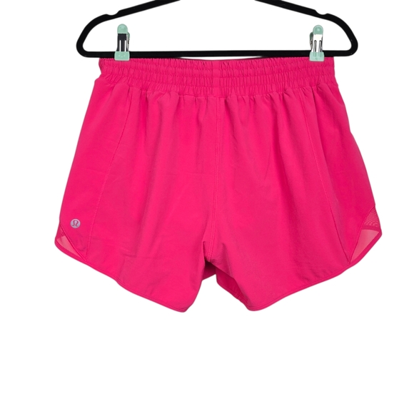 Lululemon Athletica Womens Bright Pink Hotty Hot Shorts Size 8 - Picture 2 of 5